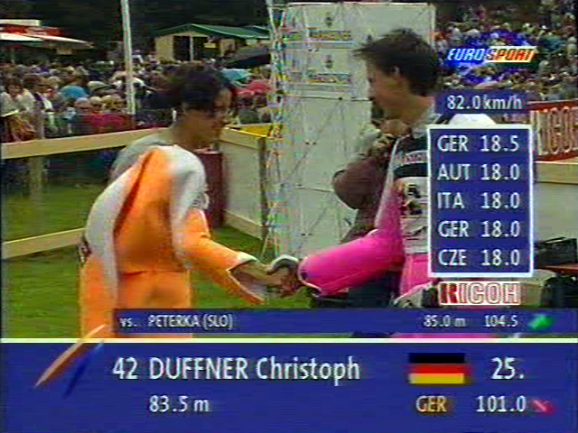 Primoz Peterka i Christof Duffner (Eurosport)